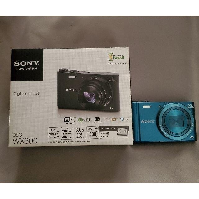 ✨美品✨SONY Cyber-shot DSC-WX300 ブルー コンデジ