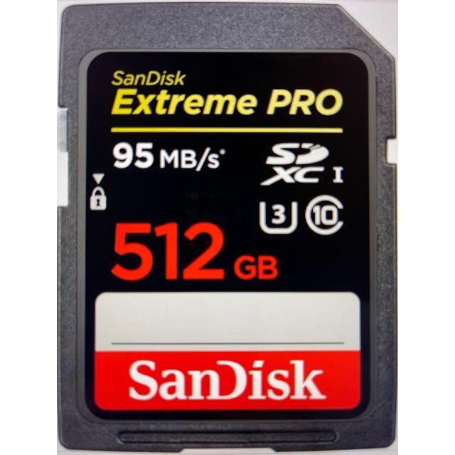 ●SANDISK　SDSDXPA-512G-JU3 [512GB]カメラ