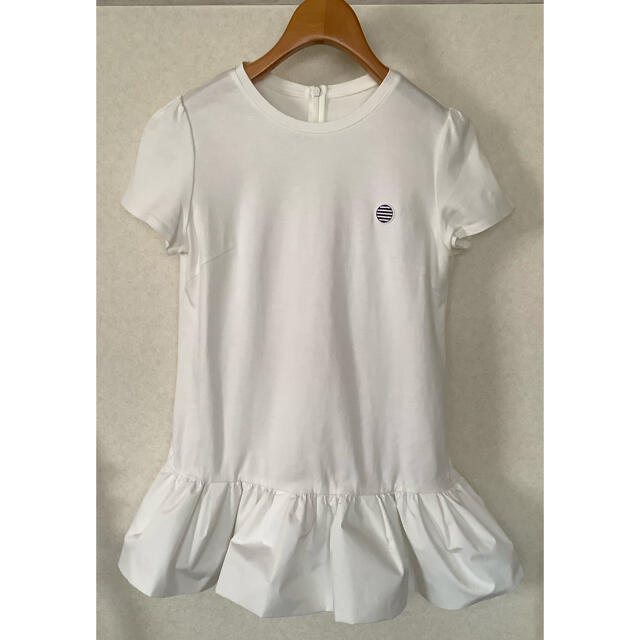 ボーダーズアットバルコニー HEM TEE カットソー 白 Tシャツ 女性に