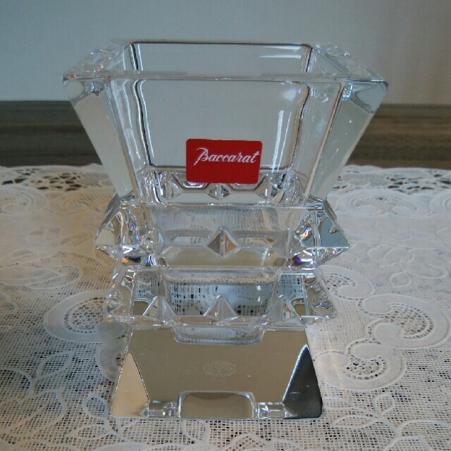 新品 バカラ クリスタル コロンビーヌ ベース 2