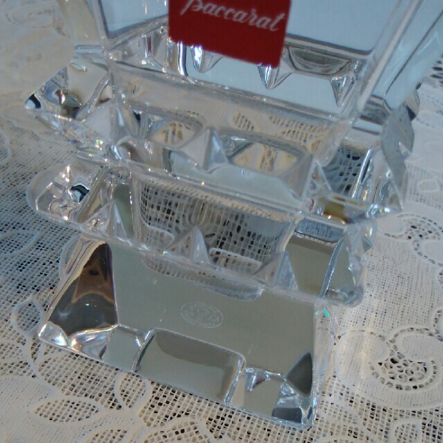 新品 バカラ クリスタル コロンビーヌ ベース 8