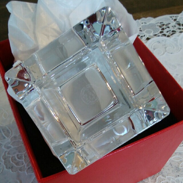 新品 バカラ クリスタル コロンビーヌ ベース 9