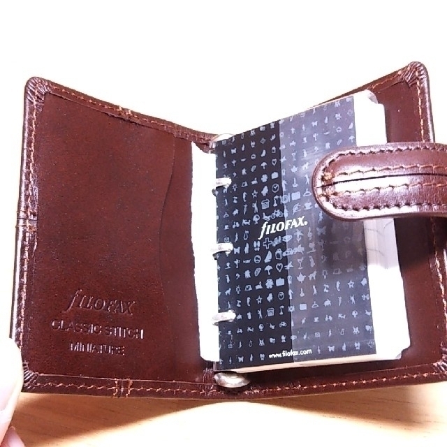 【非売品 未使用】filofax 3穴 システム手帳 (Brown)