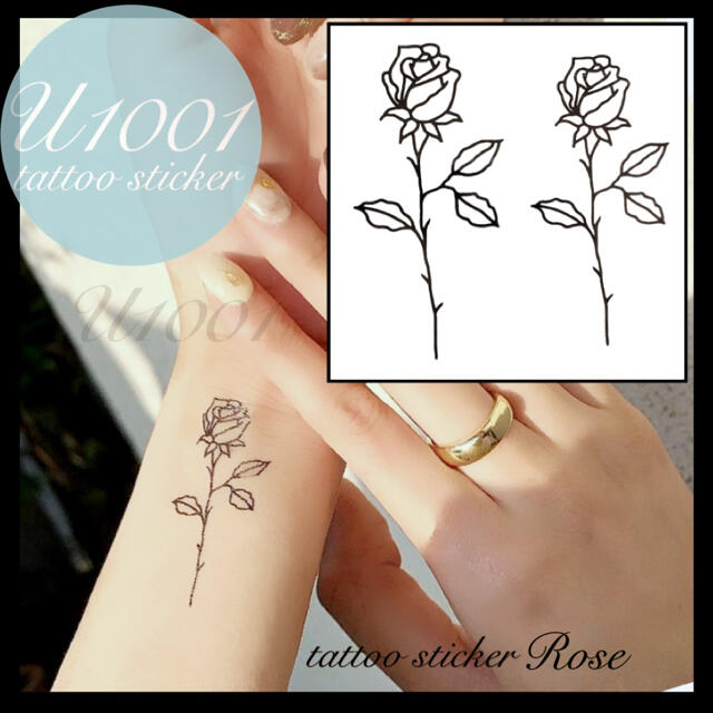 F 8 Rose おまけ付き タトゥーシール 薔薇 バラ 花 おしゃれ 韓国の通販 By Tattoo Sticker Shop U1001 ラクマ