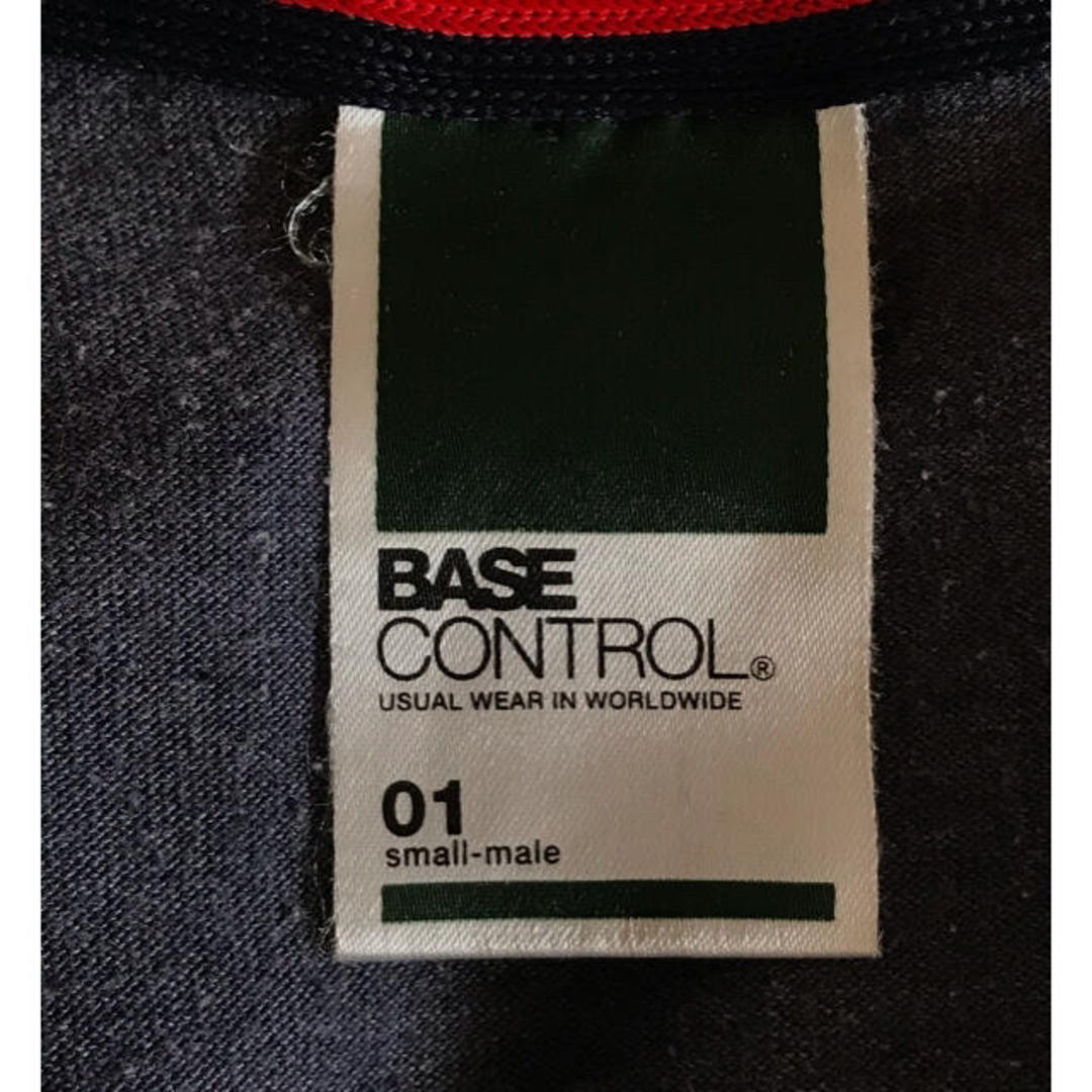 BASE CONTROL(ベースコントロール)の[BASE CONTROL]メンズ◆ブルーグレー系 半袖Ｔシャツ Vネック S メンズのトップス(Tシャツ/カットソー(半袖/袖なし))の商品写真