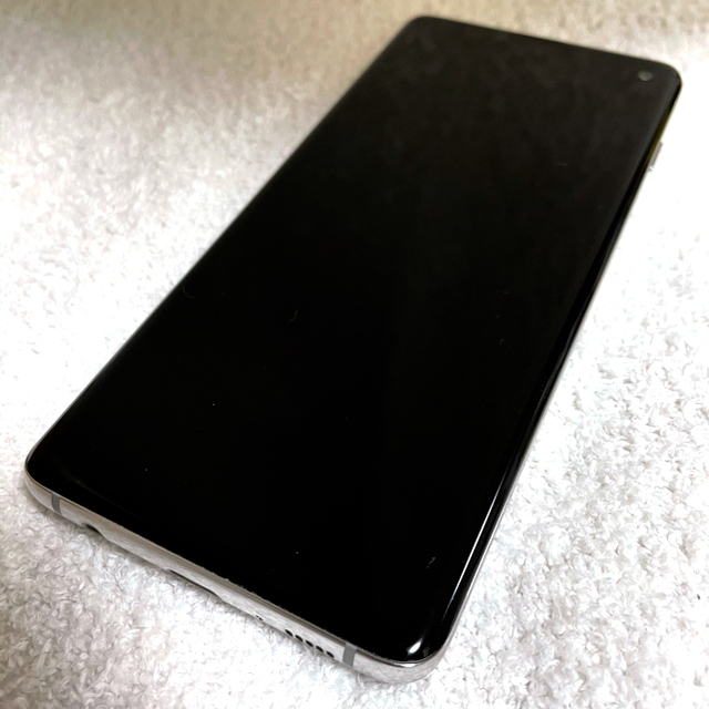 美品】GALAXY S10 プリズムホワイト 本体 美品】GALAXY S10 プリズムホワイト 本体