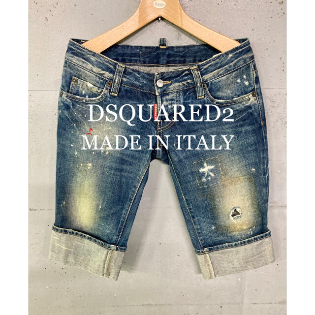 DSQUARED2 デニムショートパンツ！イタリア製！オシャレデニム！