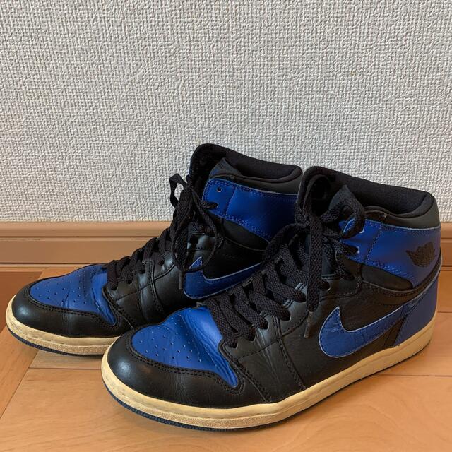 AIR JORDAN 1 RETRO 黒青メンズ