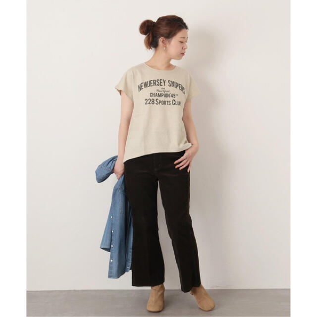 JOURNAL STANDARD(ジャーナルスタンダード)の【RIDING HIGH/ライディングハイ】ラフィテンジクTシャツ レディースのトップス(Tシャツ(半袖/袖なし))の商品写真