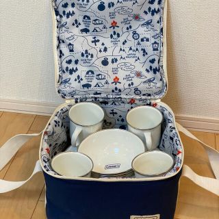 コールマン(Coleman)のコールマン  エナメルディッシュセット(食器)