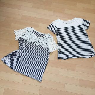 ナチュラルビューティーベーシック(NATURAL BEAUTY BASIC)のany SiS ・Natural Beauty Basic Tシャツ2枚セット(Tシャツ(半袖/袖なし))