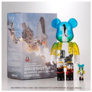 メディコムトイ(MEDICOM TOY)のSPACE SHUTTLE BE@RBRICK LAUNCH 100%&400%(その他)