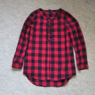 ギャップキッズ(GAP Kids)の【140cm】GAPチェック柄長袖シャツ(ブラウス)