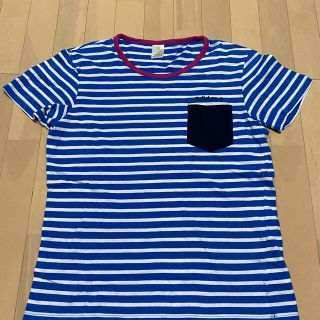 アディダス(adidas)のアディダス　ボーダーTシャツ(Tシャツ/カットソー(半袖/袖なし))