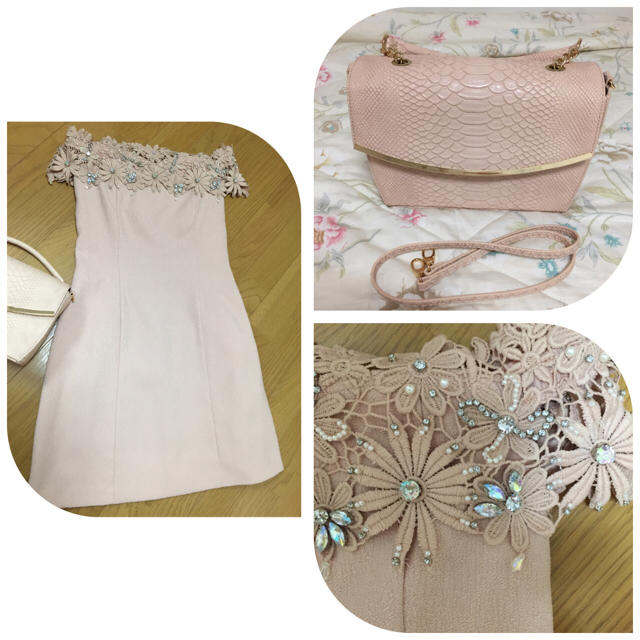Lily Brown(リリーブラウン)のリリーブラウン  ドレス   バッグはプレゼント♡ レディースのフォーマル/ドレス(ミニドレス)の商品写真