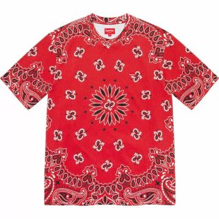 シュプリーム(Supreme)のSupreme Small Box Tee Bandana RED(Tシャツ/カットソー(半袖/袖なし))