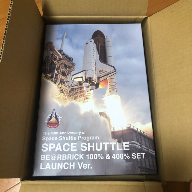 SPACE SHUTTLE BE@RBRICK LAUNCH 100%&400% フィギュア 低価格 - 通販 ...