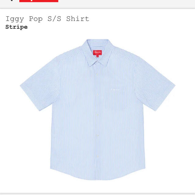 Supreme iggy Pop S/S Shirt ストライプ L 1