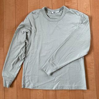 ユニクロ(UNIQLO)のユニクロ　コットンクルーネックT（長袖）(Tシャツ(長袖/七分))