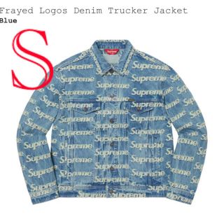 シュプリーム(Supreme)のsupreme Frayed Logos Denim Trucker(Gジャン/デニムジャケット)