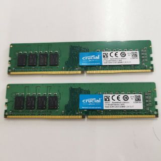 2枚16GB×2 32GBメモリDDR4 2400 CT16G4DFD824Aの通販 by Osarou's shop