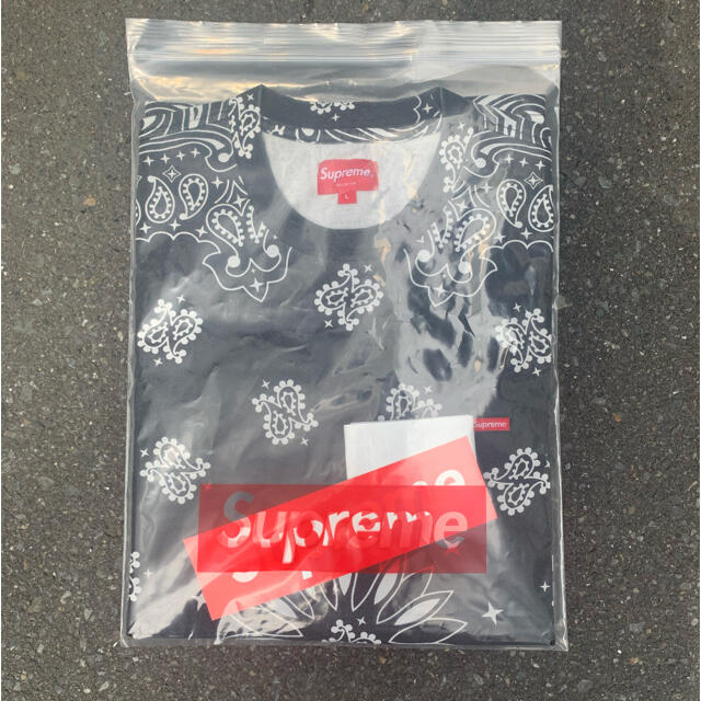 Supreme Small Box Tee "Bandana Black"