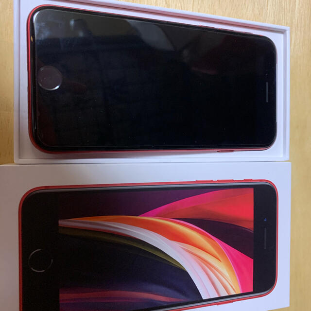 【SIMフリー】IPhone 第二世代se64GB レッド RED