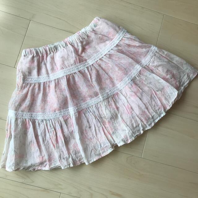 anyFAM(エニィファム)の120センチ　anyfamフレアスカート‼️ キッズ/ベビー/マタニティのキッズ服女の子用(90cm~)(スカート)の商品写真