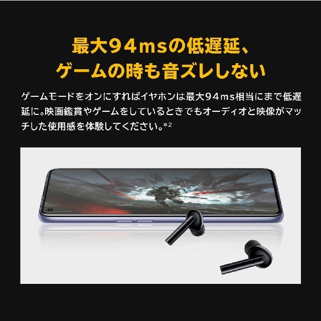 新品未開封 Realme Buds Air Pro ブラック スマホ/家電/カメラのオーディオ機器(ヘッドフォン/イヤフォン)の商品写真