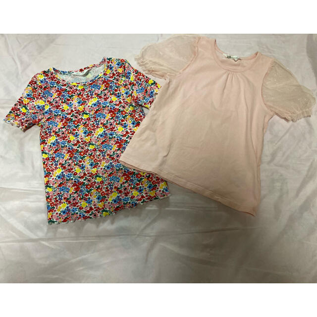 H&M(エイチアンドエム)の☆オススメ☆H&M女の子Tシャツセット 130cm キッズ/ベビー/マタニティのキッズ服女の子用(90cm~)(Tシャツ/カットソー)の商品写真