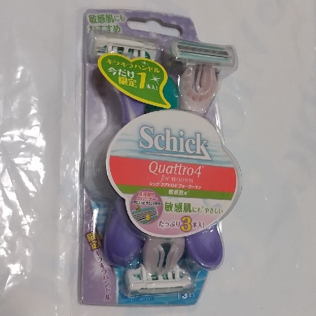 （ayumi86116様専用）Schick クアトロ4フォーウーマンカミソリ コスメ/美容のシェービング(カミソリ)の商品写真