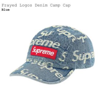 シュプリーム(Supreme)のsupreme Frayed Logos Denim Camp Cap(キャップ)