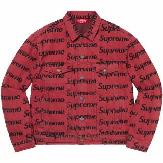 シュプリーム(Supreme)のSupreme Frayed Logos Denim Trucker Jacke(Gジャン/デニムジャケット)