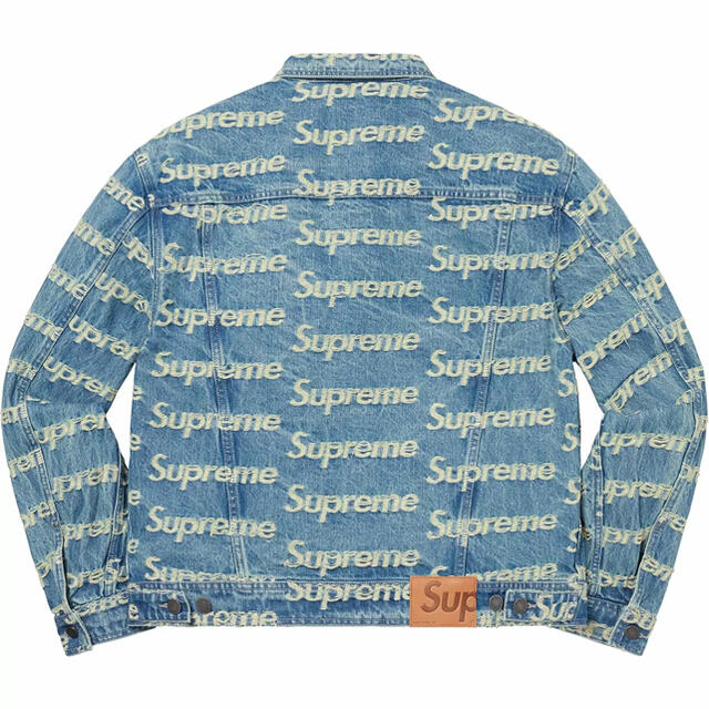 Supreme Frayed Logos Denim Jacket 青 M 2