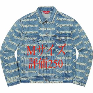 シュプリーム(Supreme)のSupreme Frayed Logos Denim Jacket 青 M(Gジャン/デニムジャケット)