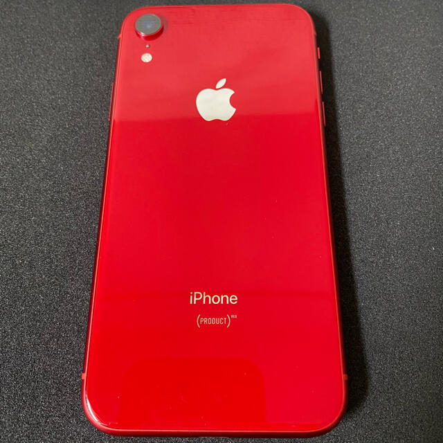 ☆値下げ☆【美品】iPhone XR RED 128GB SIMフリー 本体