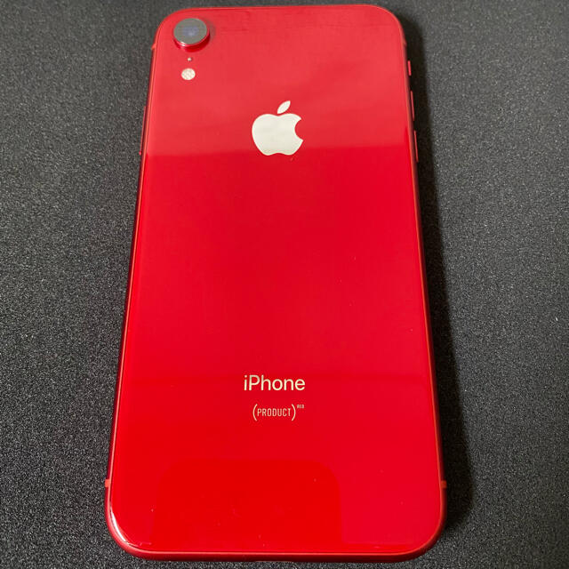 ☆値下げ☆【美品】iPhone XR RED 128GB SIMフリー　本体