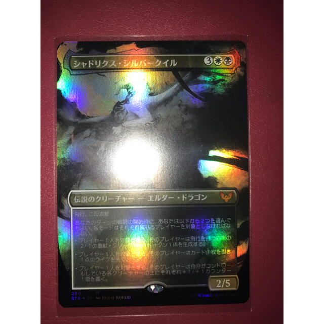 マジック：ザ・ギャザリング(マジックザギャザリング)のmtg シャドリクス　シルバークイル　ボーダーレスfoil エンタメ/ホビーのトレーディングカード(シングルカード)の商品写真