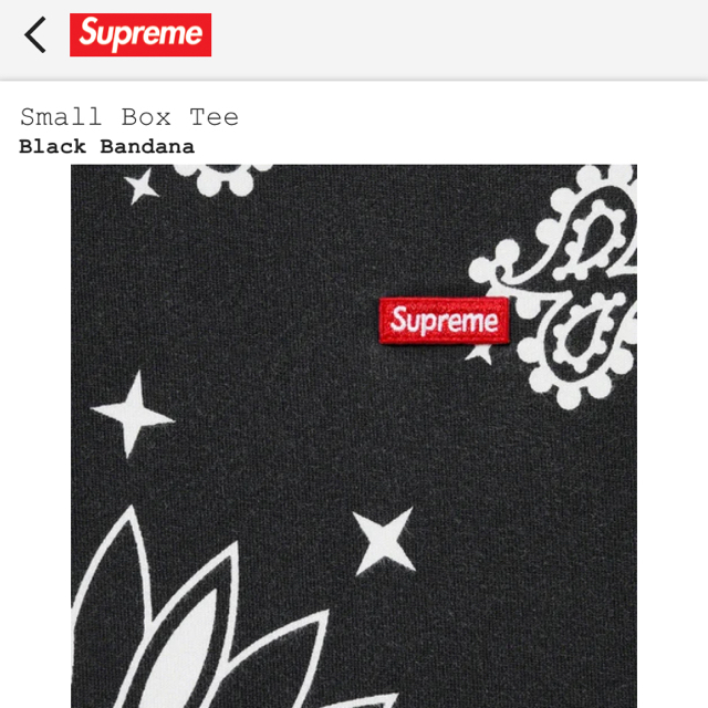 Supreme Small Box Logo Tee シュプリーム