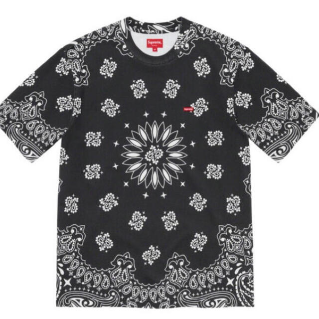 Lサイズ　supreme Bandana small box tee バンダナメンズ