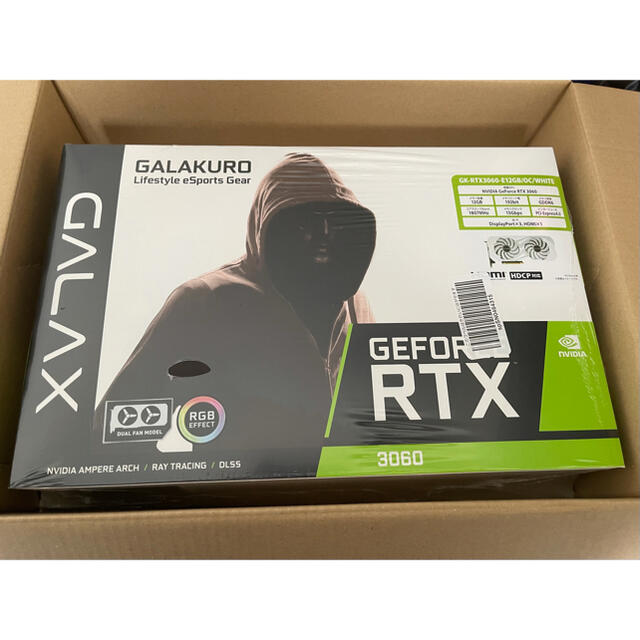 玄人志向 NVIDIA GeForce RTX3060PC/タブレット