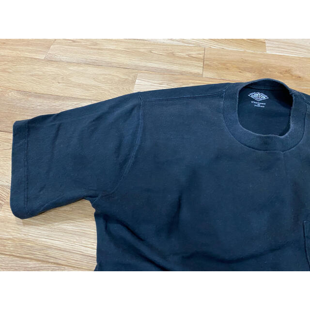 DANTON(ダントン)のDANTON クルーネックTシャツ 半袖 ブラック メンズ Mサイズ メンズのトップス(Tシャツ/カットソー(半袖/袖なし))の商品写真