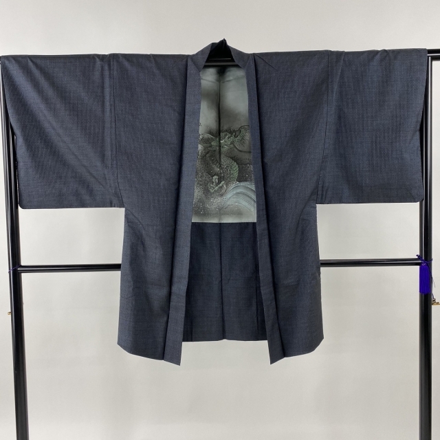 男着物 美品 優品 身丈145.5cm 裄丈67cm 正絹 【中古】 メンズの水着/浴衣(着物)の商品写真