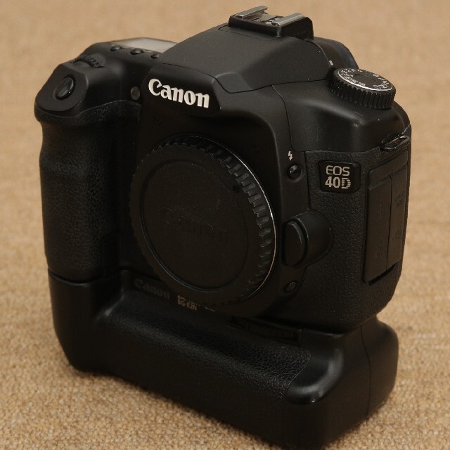Canon EOS40D  バッテリーグリップ BG-EN2 バッテリー 2個付 2