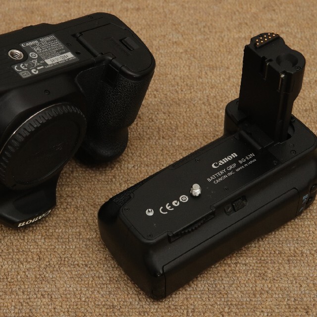 Canon EOS40D  バッテリーグリップ BG-EN2 バッテリー 2個付 3