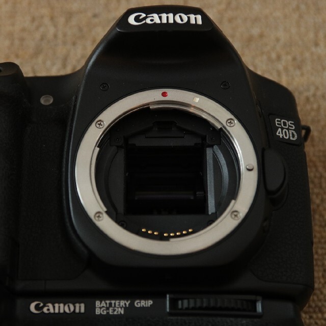 Canon EOS40D  バッテリーグリップ BG-EN2 バッテリー 2個付 7