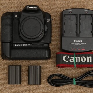 Canon EOS40D  バッテリーグリップ BG-EN2 バッテリー 2個付