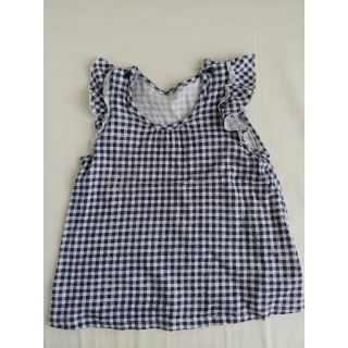 ユニクロ(UNIQLO)のベビートップス　キッズトップス　袖フリル　90cm　ユニクロ　子供服(Tシャツ/カットソー)