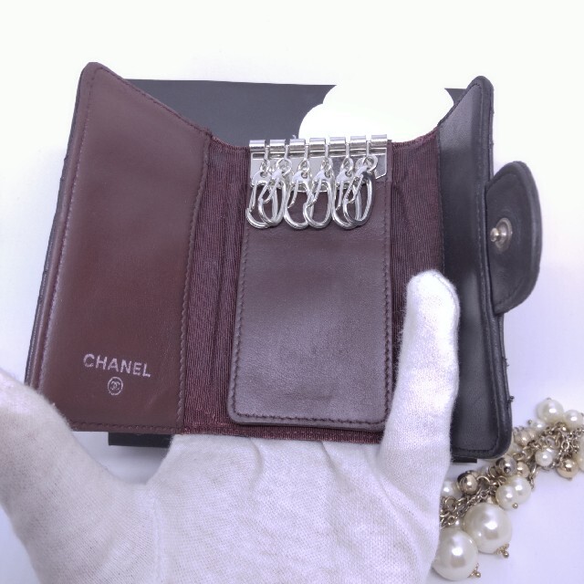 CHANEL(シャネル)のtachitachito様専用　シャネル　マトラッセキーケース レディースのファッション小物(キーケース)の商品写真