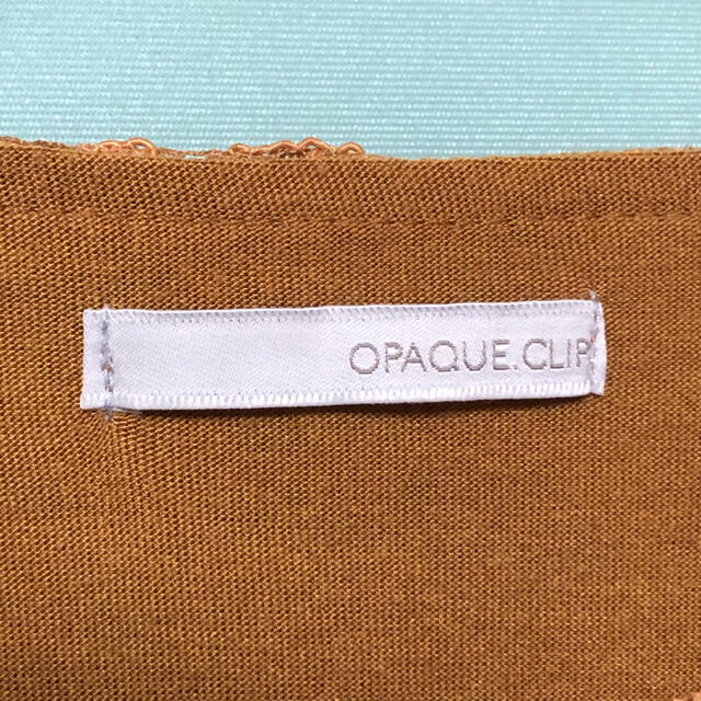 OPAQUE.CLIP(オペークドットクリップ)の★専用★洗える大人リッチ総レースブラウス　M ブラウン レディースのトップス(シャツ/ブラウス(半袖/袖なし))の商品写真